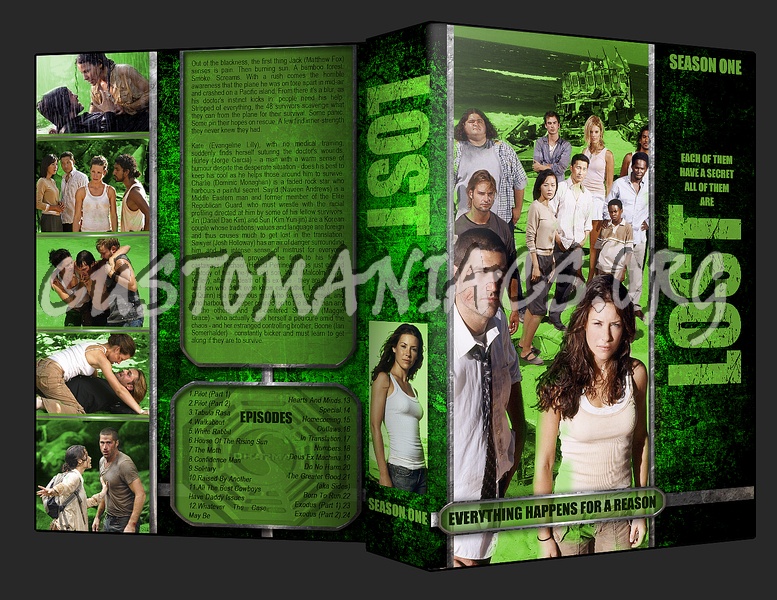 Lost Season 1 dvd cover