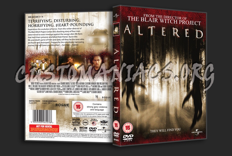 Altered dvd cover