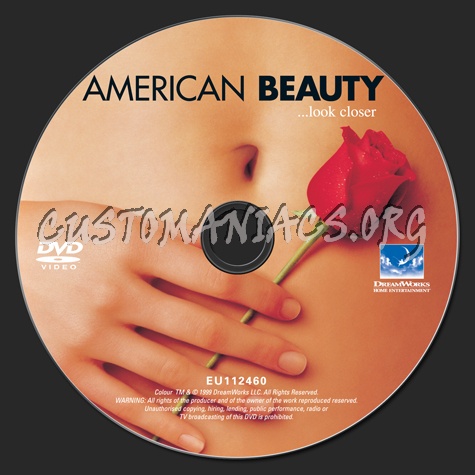 American Beauty dvd label