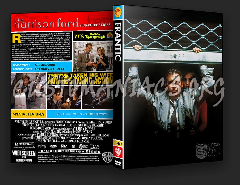 Frantic dvd cover