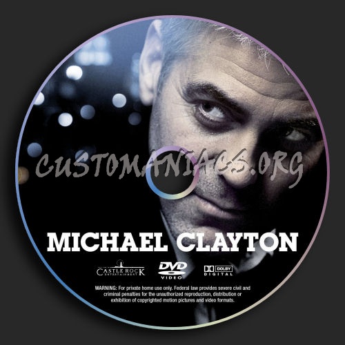 Michael Clayton dvd label