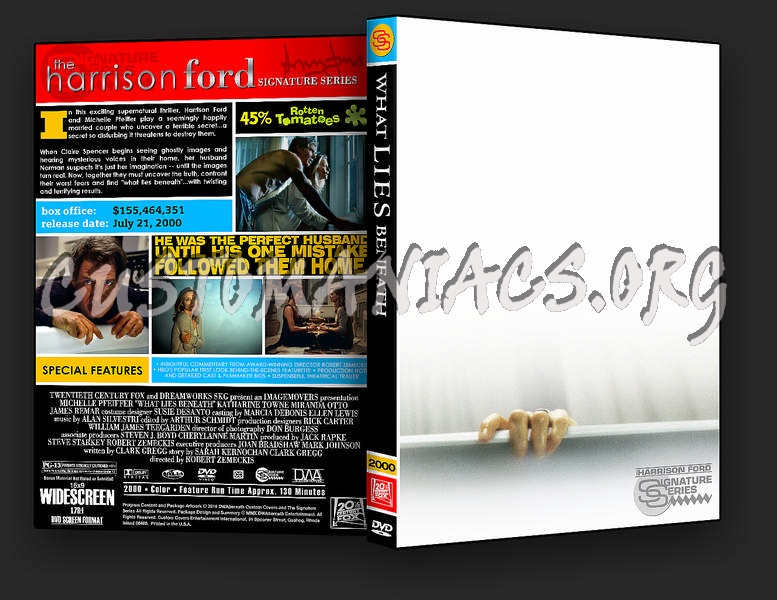 What Lies Beneath dvd cover