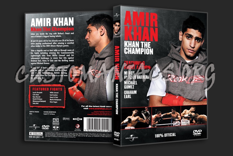 Amir Khan: Khan the Champion dvd cover