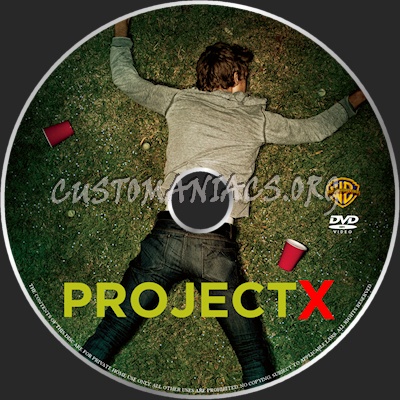 Project X dvd label