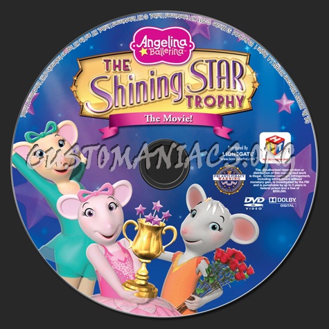 Angelina Ballerina: The Shining Star Trophy dvd label