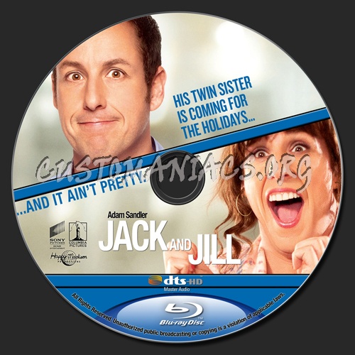 Jack and Jill blu-ray label