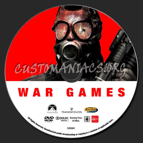 War Games (2011) dvd label