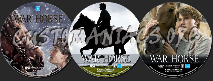 War Horse dvd label