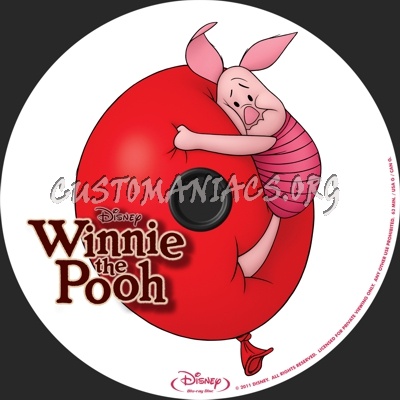 Winnie the Pooh blu-ray label