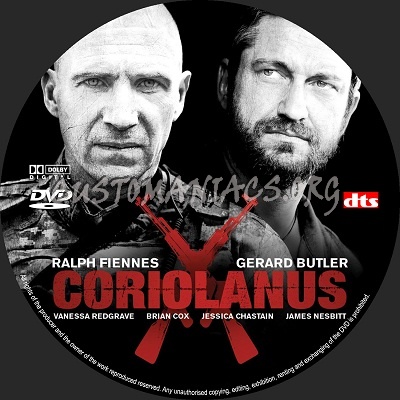 Coriolanus dvd label