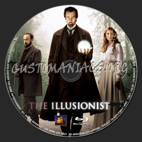 The Illusionist blu-ray label