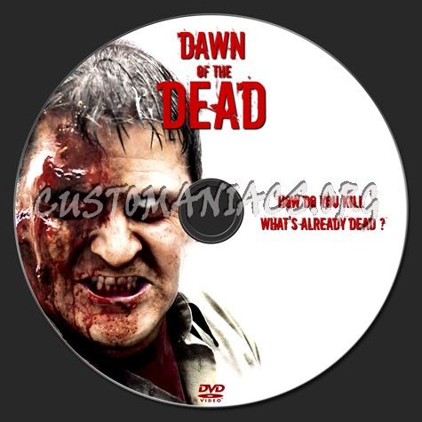Dawn Of The Dead (2004) dvd label