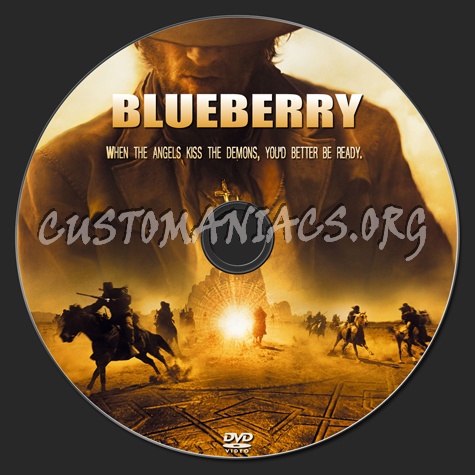 Blueberry dvd label