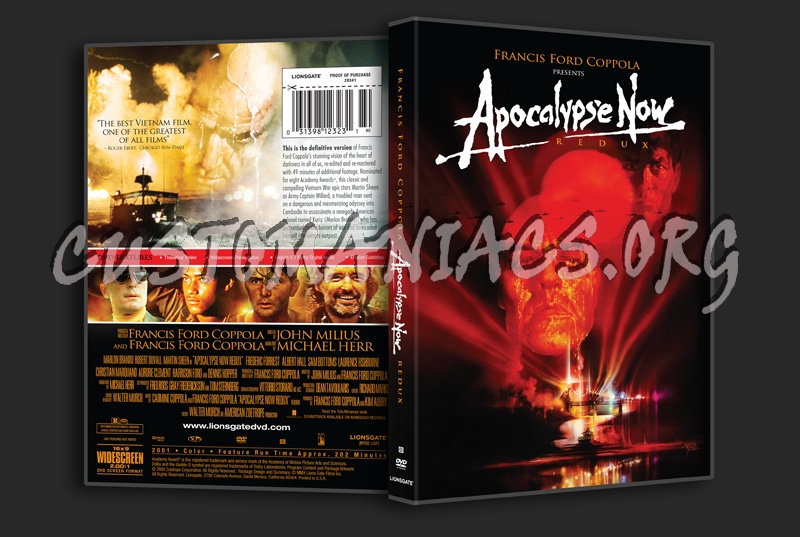 Apocalypse Now Redux dvd cover