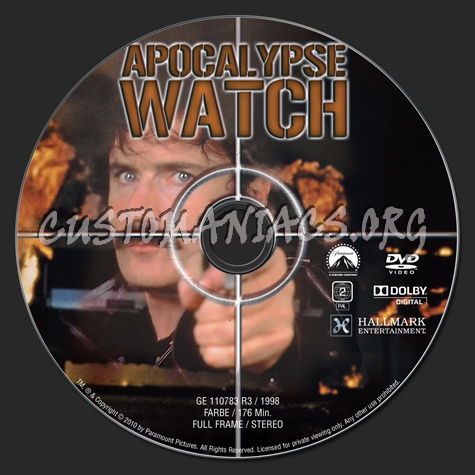 Apocalypse Watch dvd label