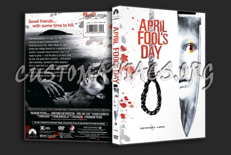 April Fool's Day (1986) dvd cover