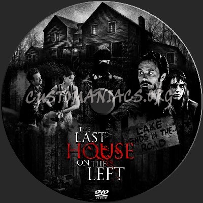 The Last House On The Left dvd label