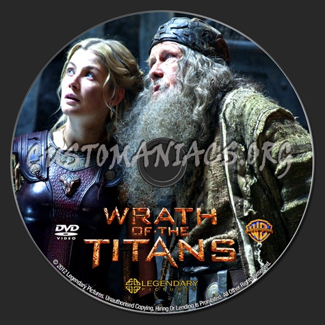 Wrath Of The Titans dvd label