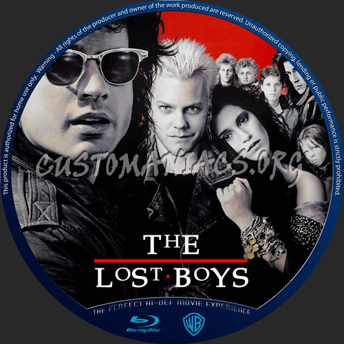 The Lost Boys blu-ray label