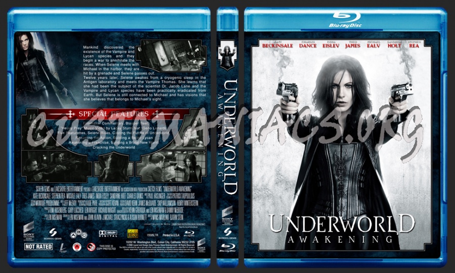 Underworld Awakening blu-ray cover