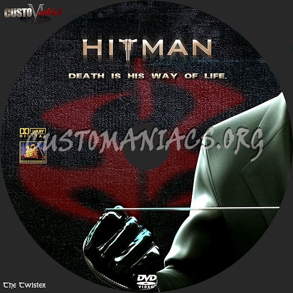 HitMan dvd label