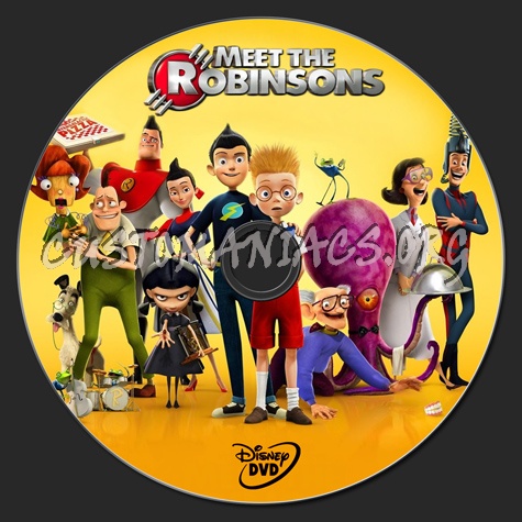 Meet The Robinsons dvd label