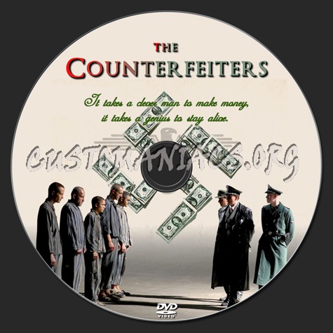 The Counterfeiters dvd label