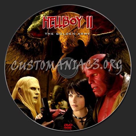 Hellboy 2 dvd label