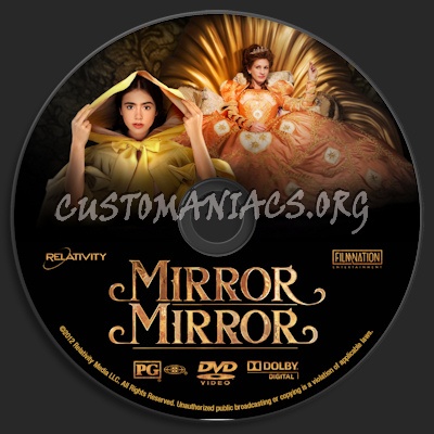 Mirror Mirror dvd label