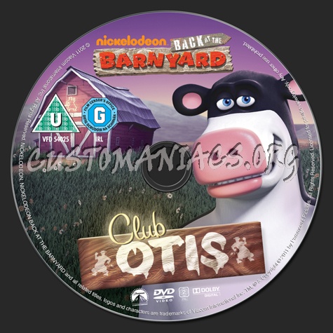 Back at the Barnyard: Club Otis dvd label