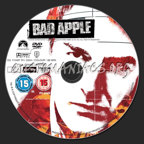 Bad Apple dvd label