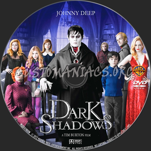 Dark Shadows dvd label