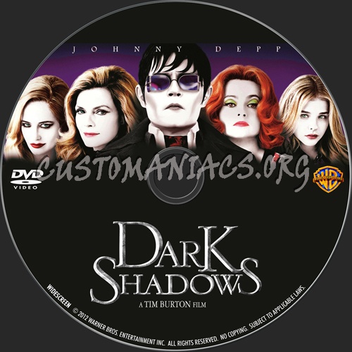 Dark Shadows dvd label