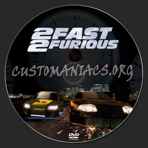 2 Fast 2 Furious dvd label