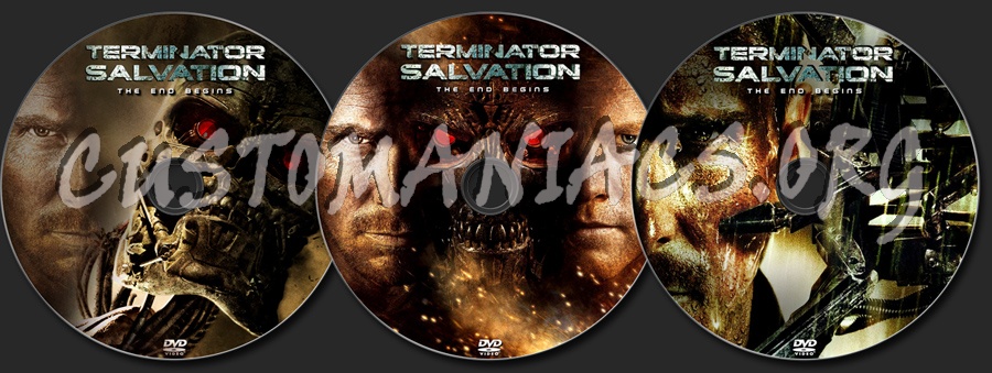 Terminator Salvation dvd label