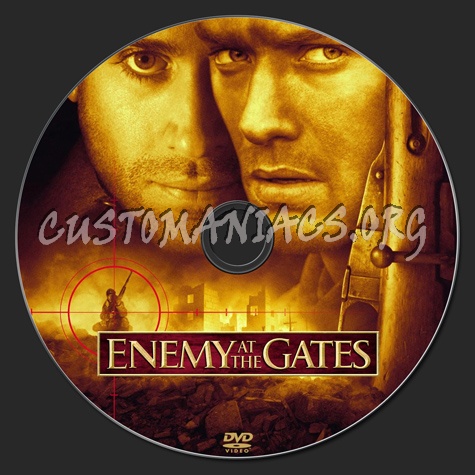 Enemy at the Gates dvd label