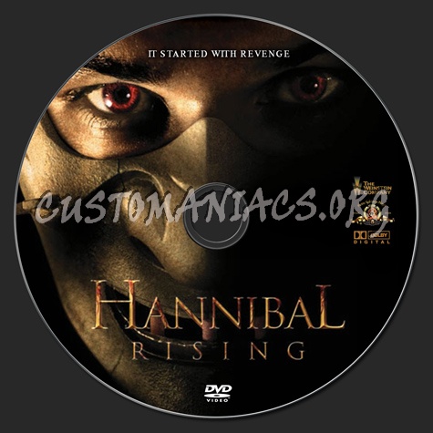 Hannibal Rising dvd label