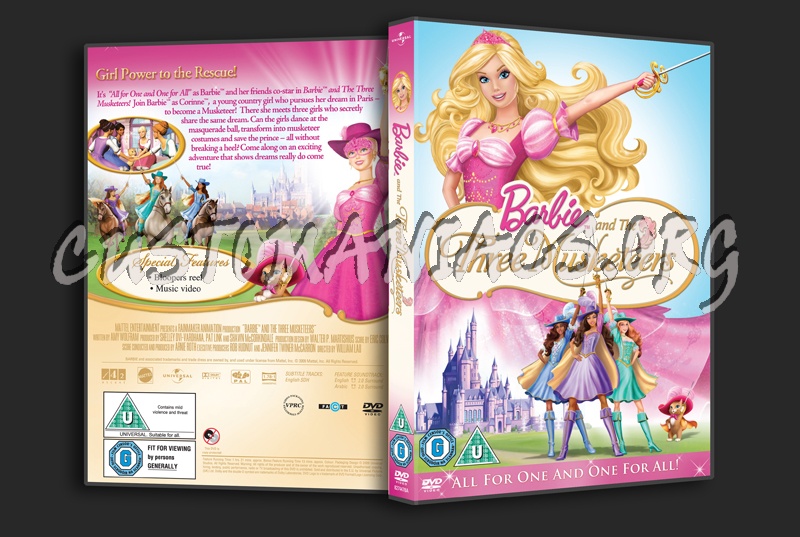 Barbie and the Musketeers dvd cover