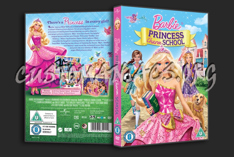 Barbie Princess Charm School dvd cover