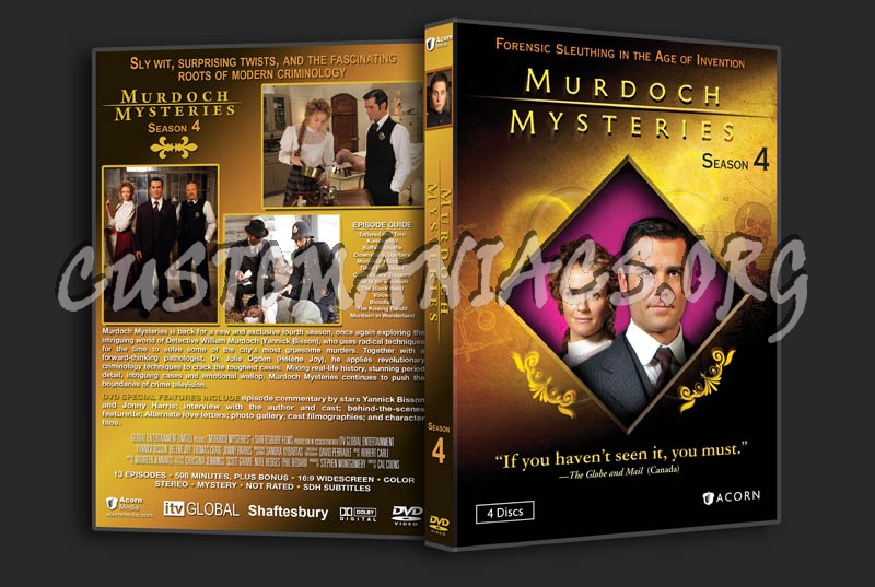 Murdoch Mysteries - Season 4 dvd cover