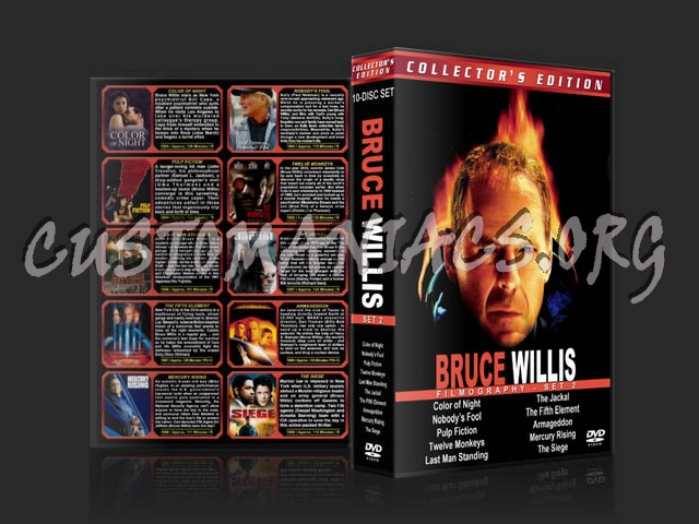 Bruce Willis Filmography - Set 2 dvd cover