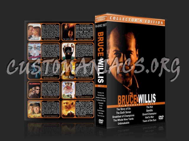 Bruce Willis Filmography - Set 3 dvd cover