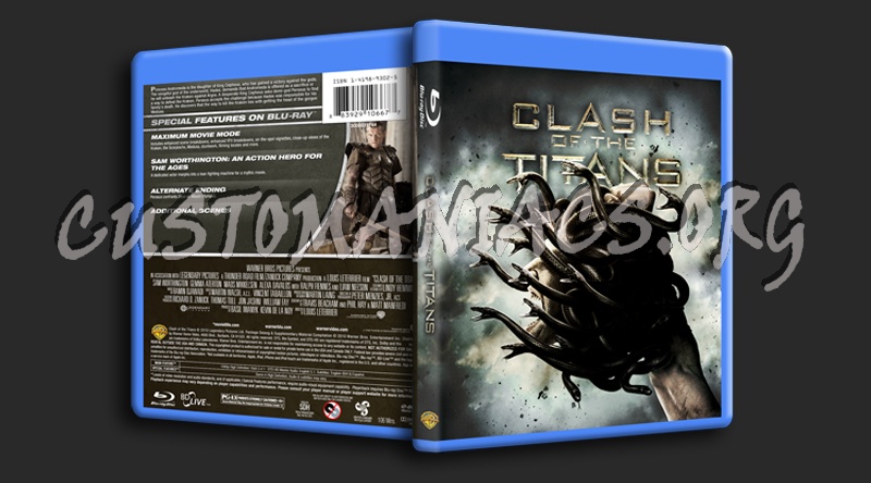 Clash of the Titans blu-ray cover - DVD Covers & Labels by Customaniacs ...