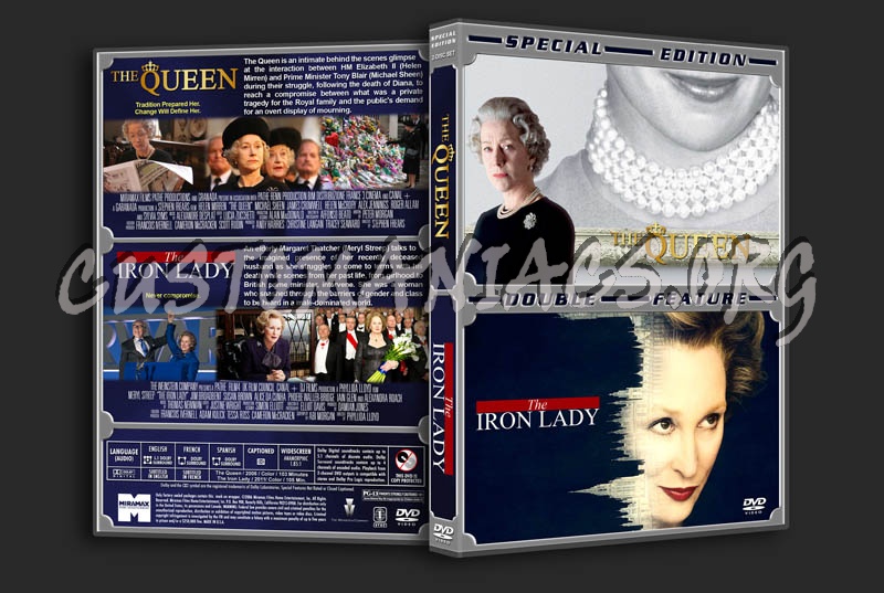 The Queen / The Iron Lady Double dvd cover