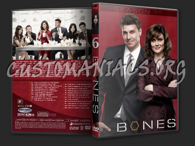 Bones - Season 6 dvd cover