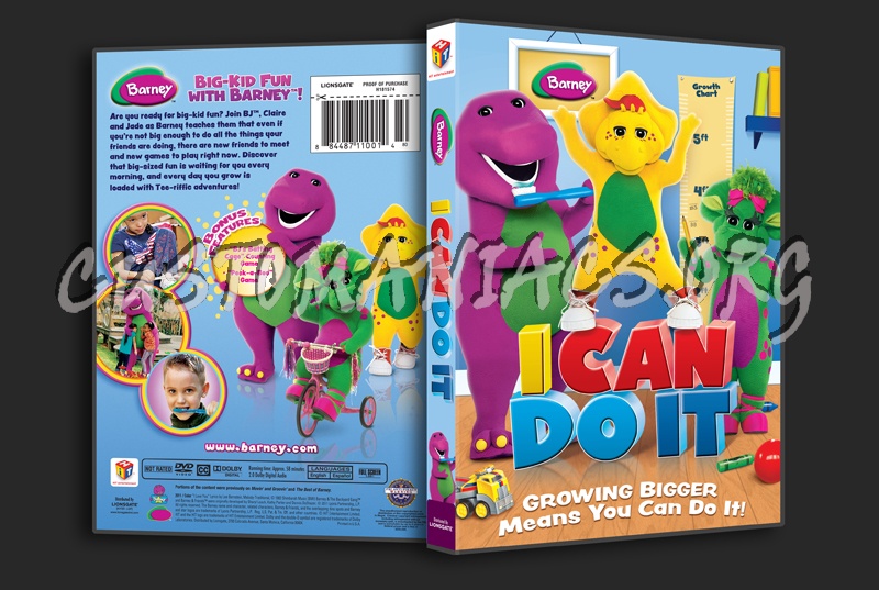 Barney: I Can Do It dvd cover