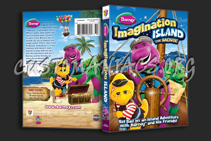 Barney: Imagination Island dvd cover