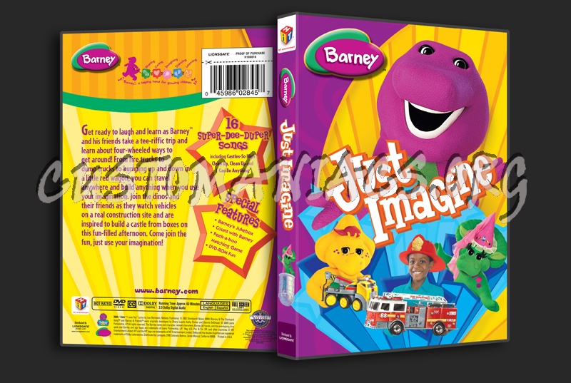 Barney: Just Imagine dvd cover - DVD Covers & Labels by Customaniacs ...