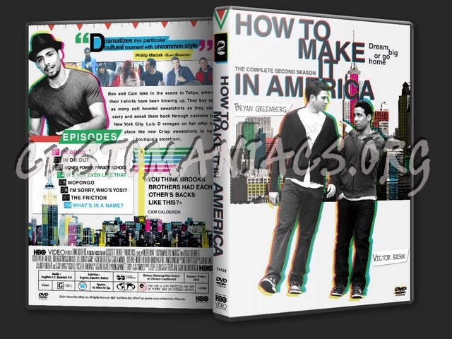 How To Make It In America Season 2 dvd cover