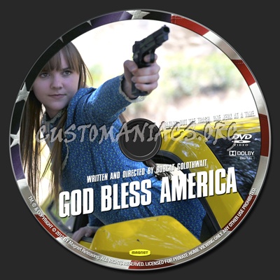 God Bless America dvd label